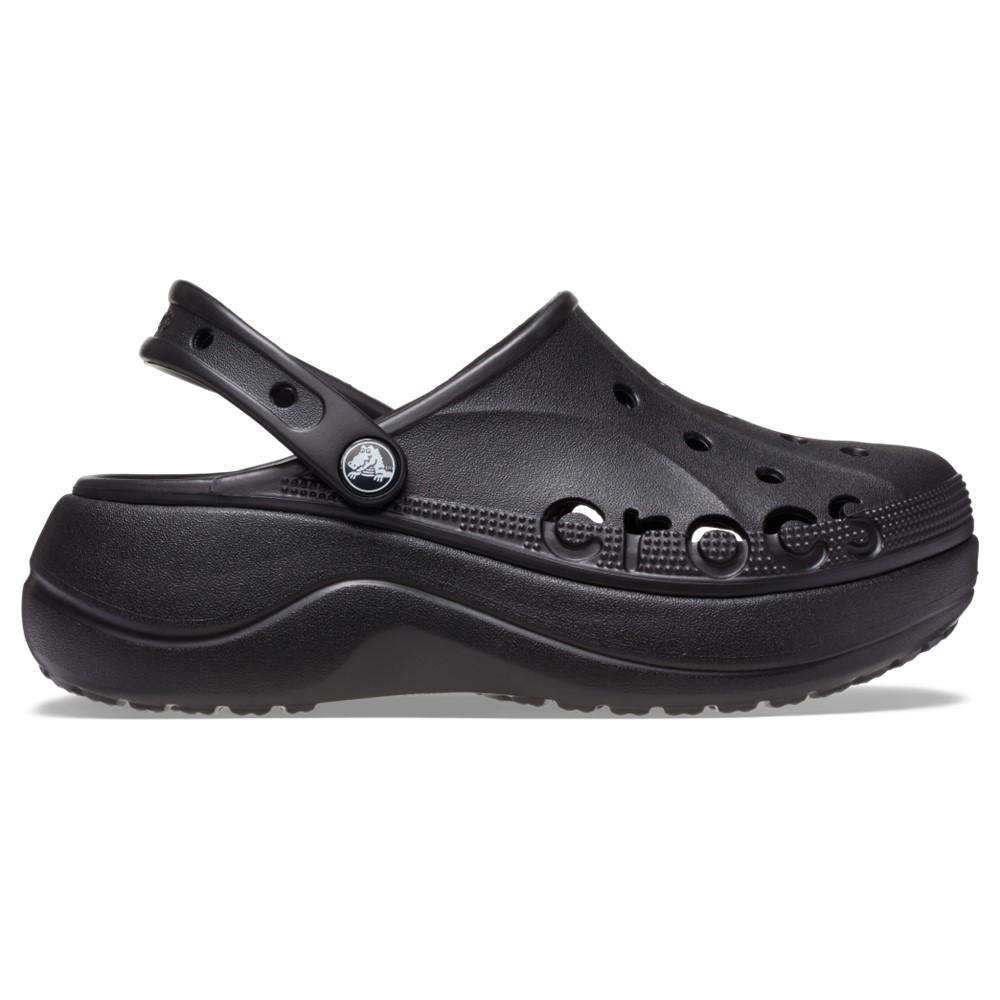 Sandália crocs baya plataform clog black em Oferta na Shopee