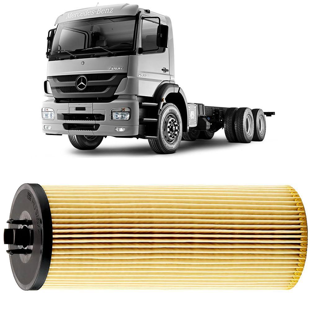 Filtro Óleo Mercedes Benz Atron Axor Om926 2006 A 2017