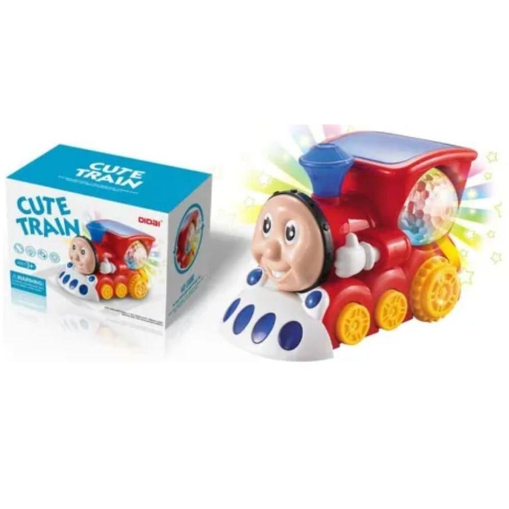 Brinquedo Trem Thomas Trenzinho Infantil Luz Som Bate Volta