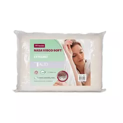 ENVIO IMEDIATO - Travesseiro Alto Espuma da NASA Orthocrin Visco Soft - 48x68x15