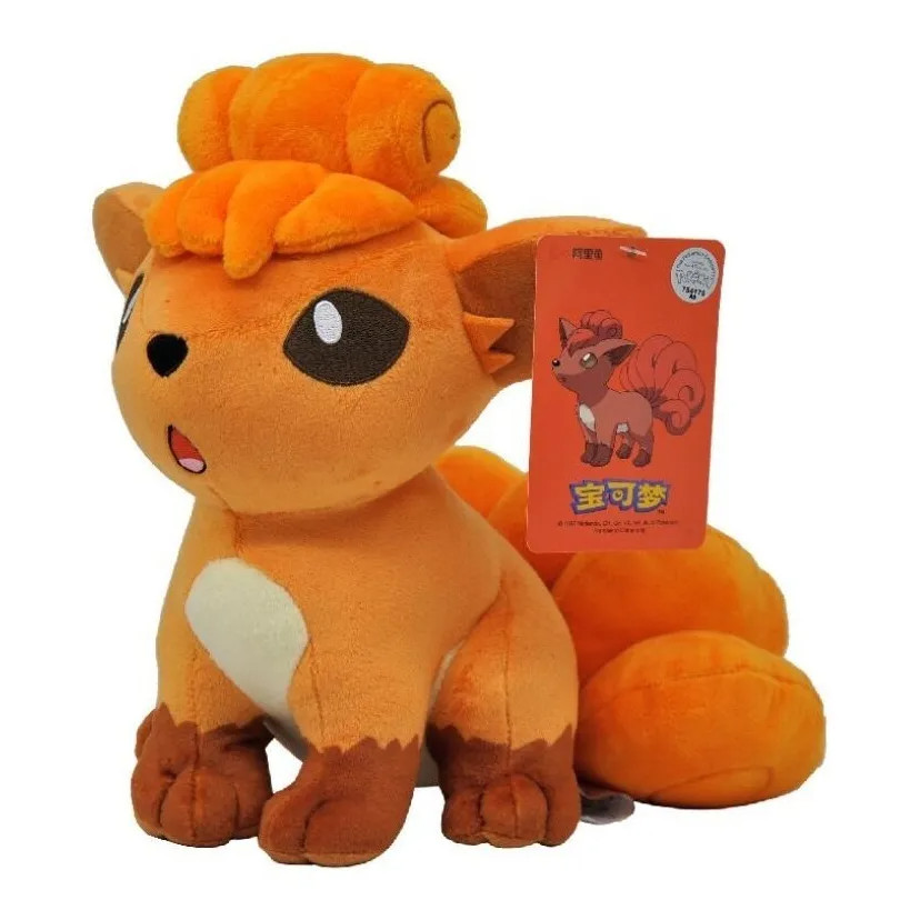 Vulpix Pelúcia Pokémon Original Nintendo 23cm Ninetales Fogo - Pronta Entrega