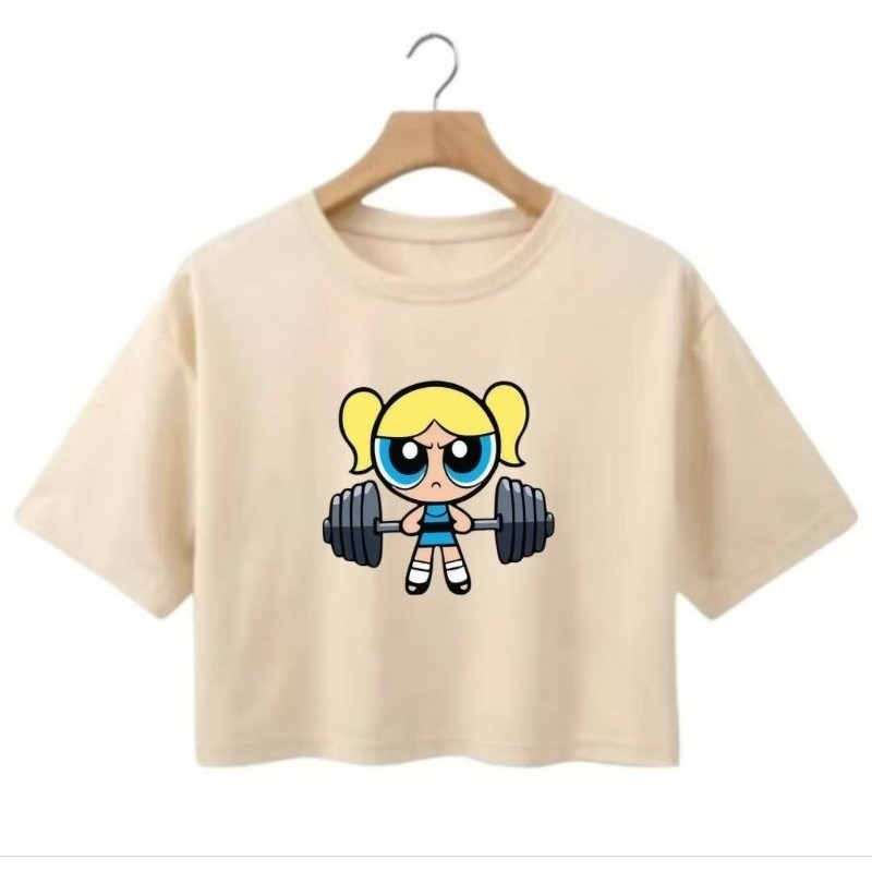 Cropped Camiseta Feminino Lindinha Super Poderosas Estiloso Confortável em Algodão Envio Imediato