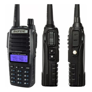 Radio Comunicador Baofeng Bf Dual Band Radio Fm + Fone Uv 82 uv82