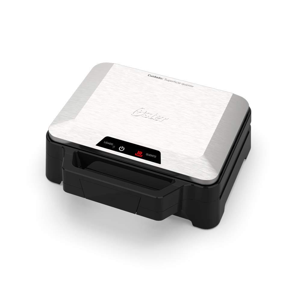 Sanduicheira Oster Multiuso OSAN500 Inox 220V em Oferta na Shopee