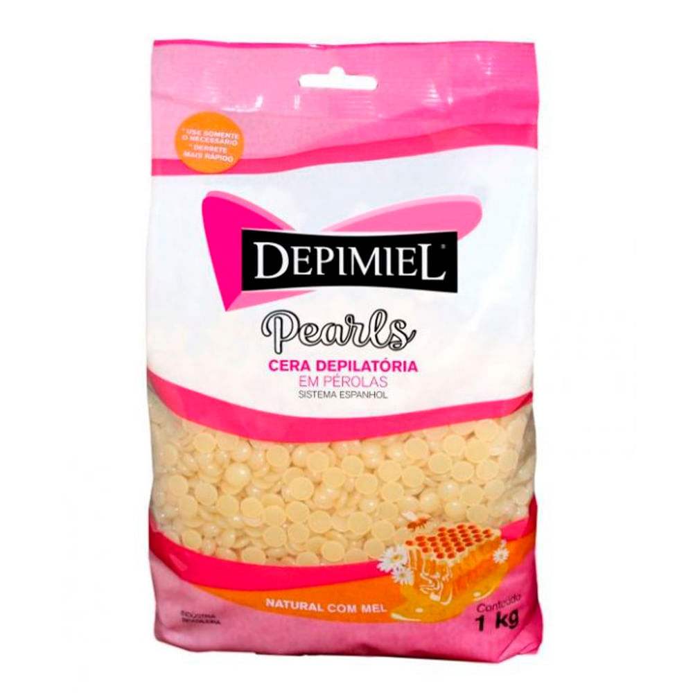 Cera Quente Depimiel Natural 1Kg em Oferta na Shopee