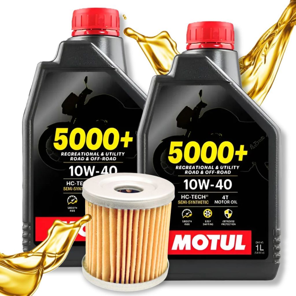 Kit Troca de Óleo E Filtro P/ Dafra Next 250 / Next 300 Motul 10w40