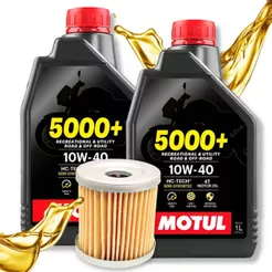 Kit Troca de Óleo E Filtro P/ Dafra Next 250 / Next 300 Motul 10w40