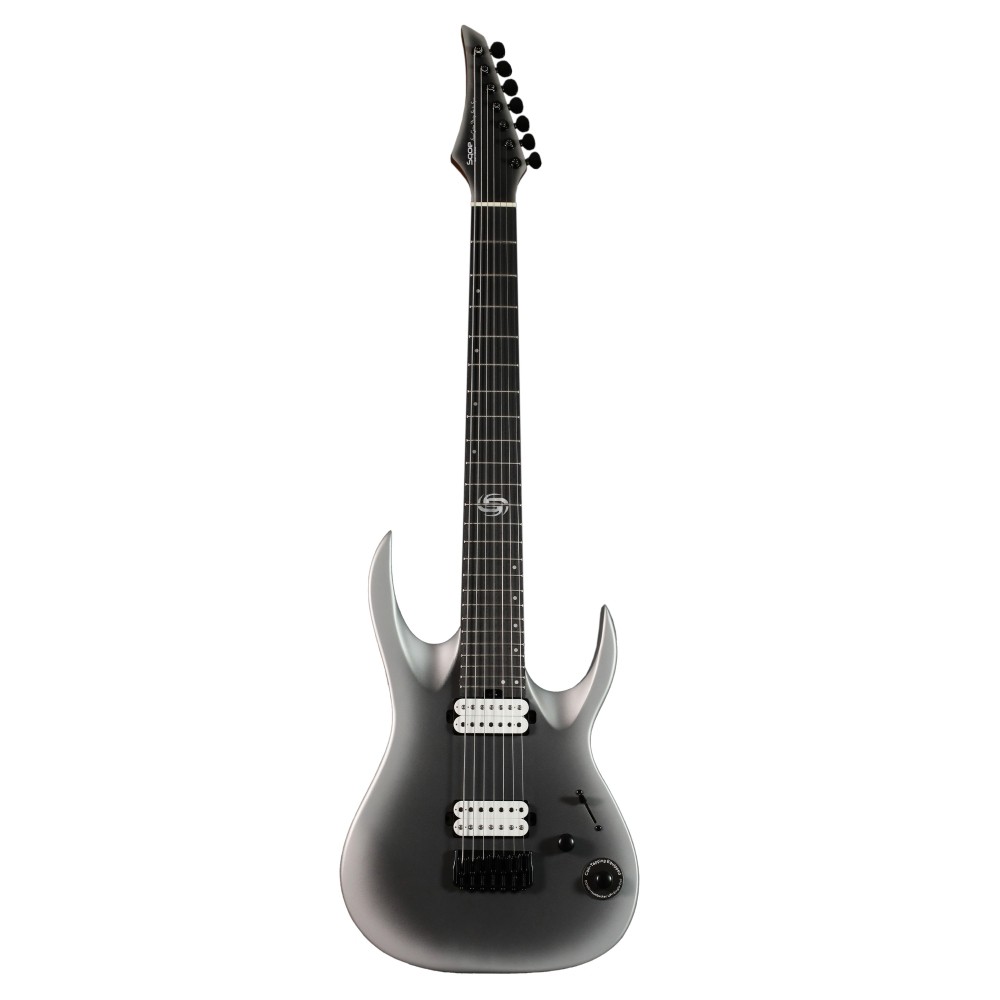 AMW SEIB7S Ultra Gray Guitarra 7 Cordas Ponte Fixa by SQ Guitars