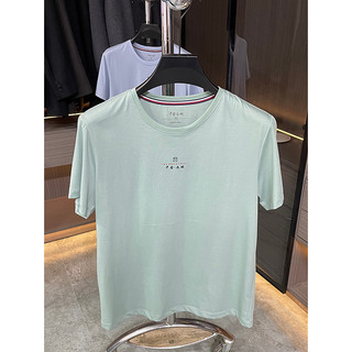 Casa de Dou, pedido Yu!72% algodão estilo chinês masculino verão manga curta camiseta em torno do pescoço corte etiqueta