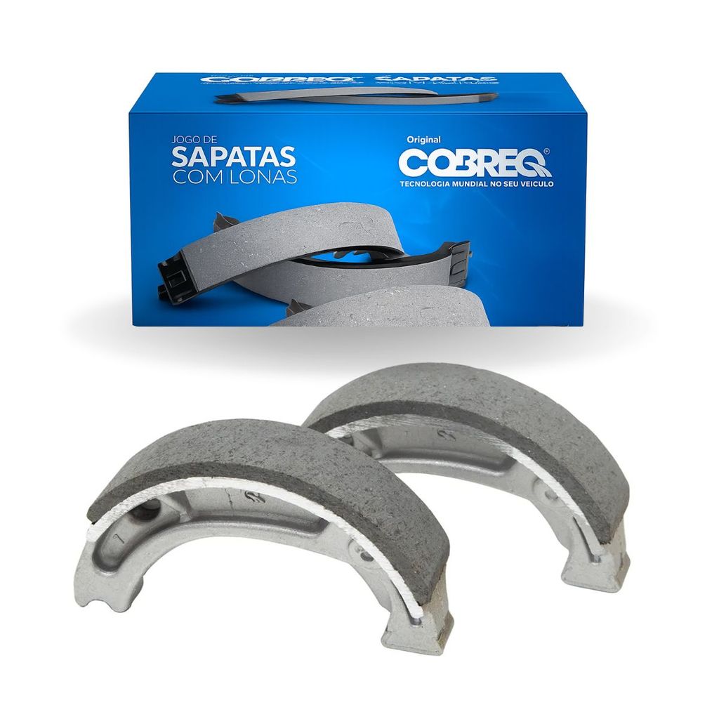 Patins Lona Sapata Freio Traseiro Honda CRF 230F 2006 ate 2019 Cobreq em Oferta na Shopee