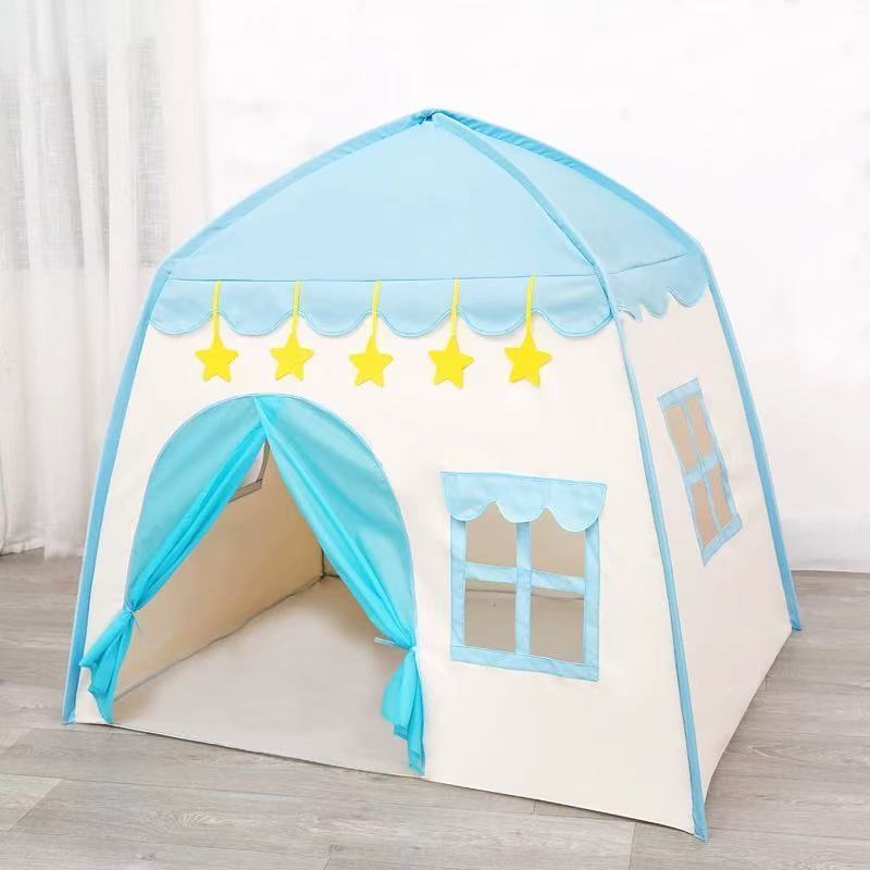 Barraca Infantil Rosa Flor/ Estrela/ Lua Grande 1.3M Menina Princesa Criança Azul Estrela Menor Preço Promoção/