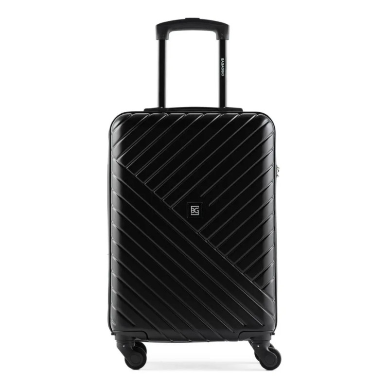 Mala De Bordo Abs 4 Rodas Detroit Bagaggio cor preto
