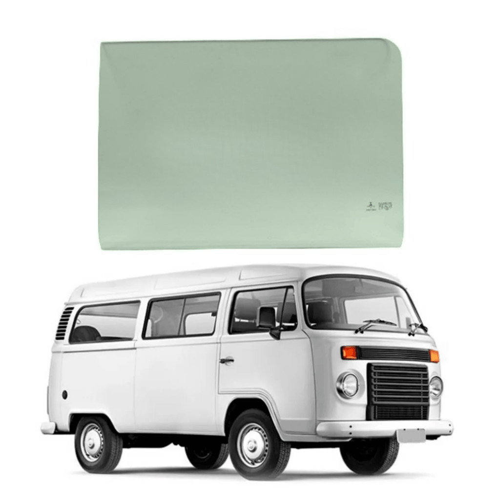 VIDRO PORTA DIANTEIRA DIREITA VW KOMBI/VERDE