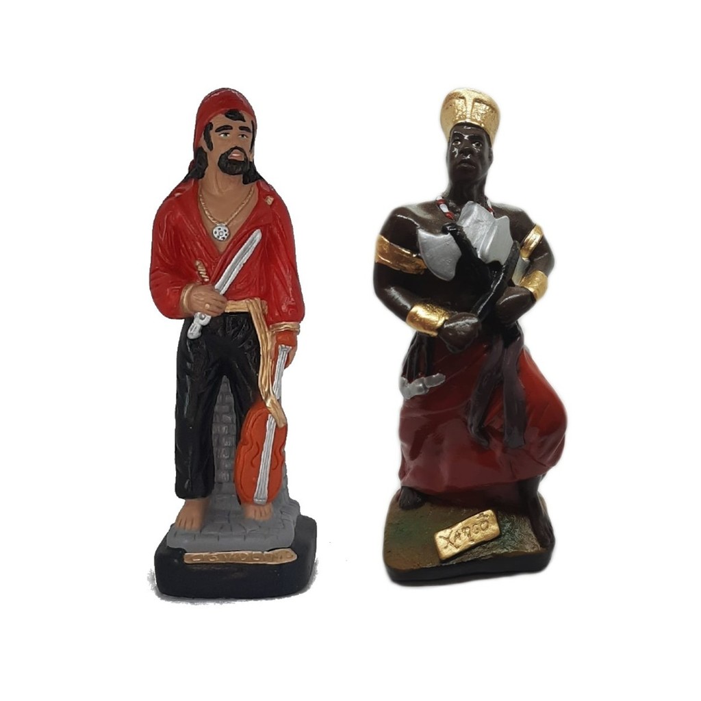 Imagem Cigano Violino+ Orixá Xangô Candomblé Umbanda Estátua