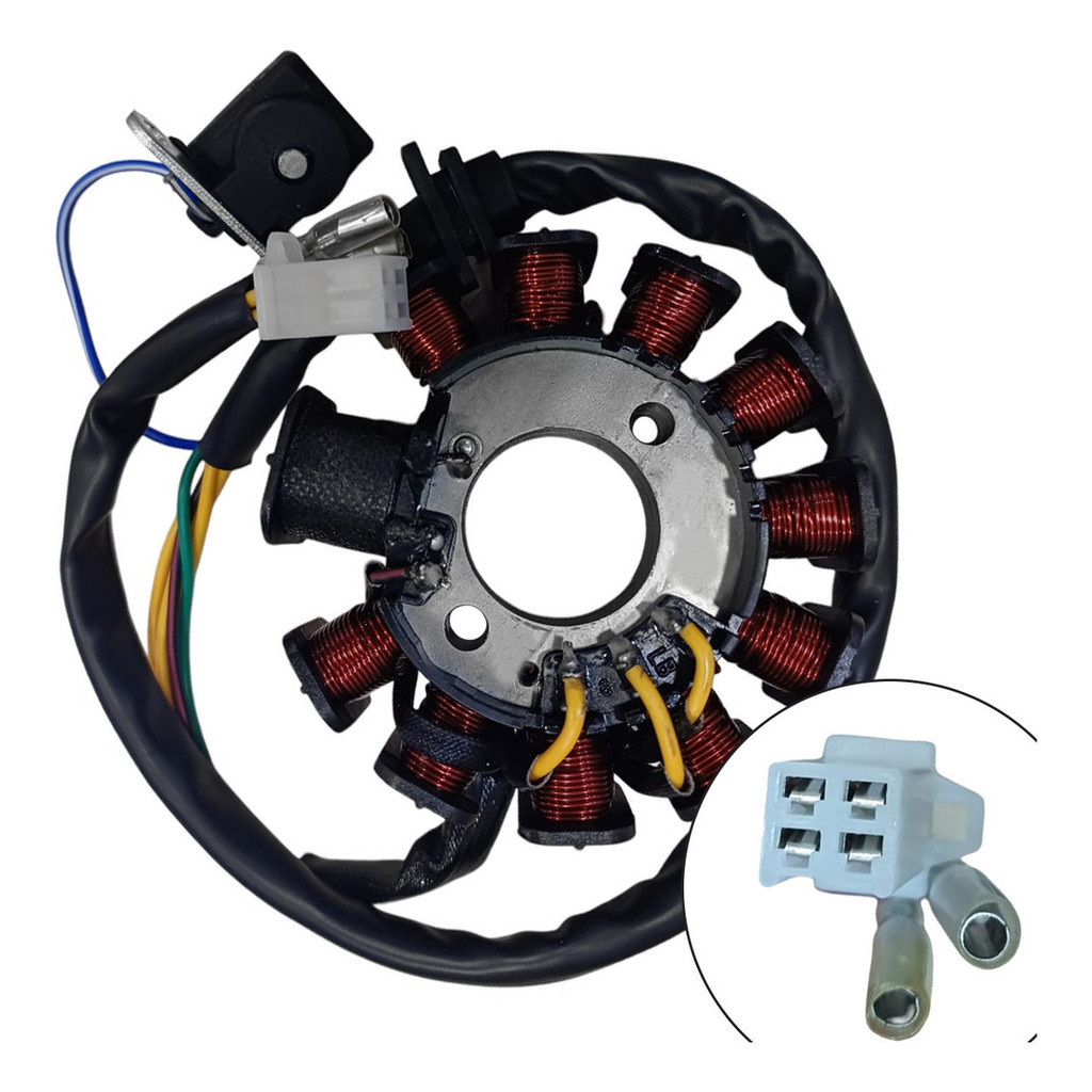 Estator Magneto Dafra Laser 150 E.d Corrente Alternada Anos 2008 em Diante