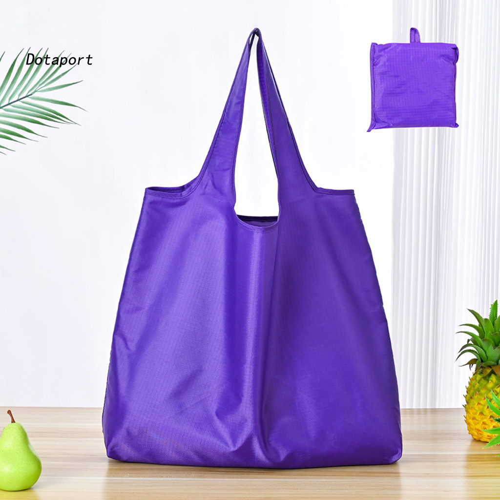 Travel Shopping Tote Foldable Bag Reusable Grocery with Carrying Pouch – Portable Washable for Beach Everyday for Sout