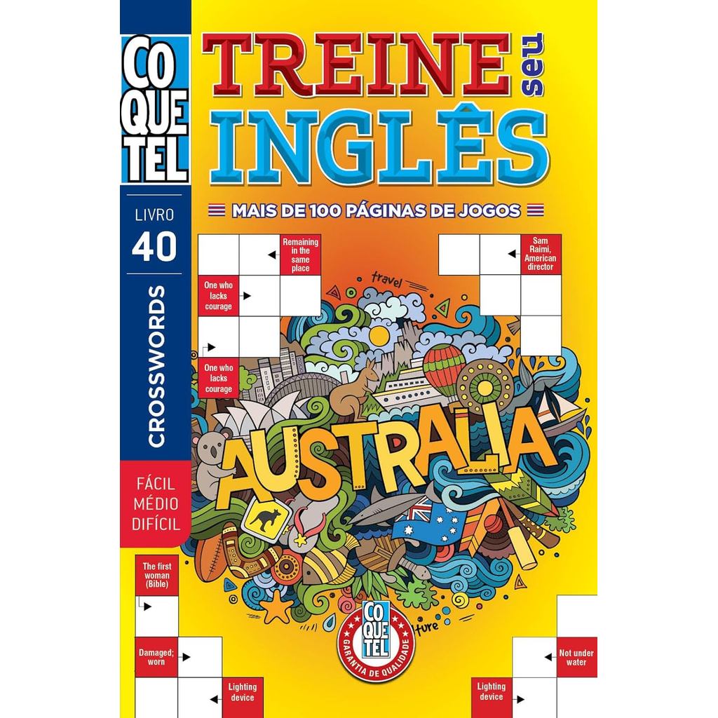 Coquetel | Treine seu Inglês | Livro 40 em Oferta na Shopee