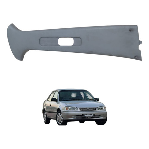 Acabamento Coluna Central Direita Toyota Corolla 1998 2002 Cinza