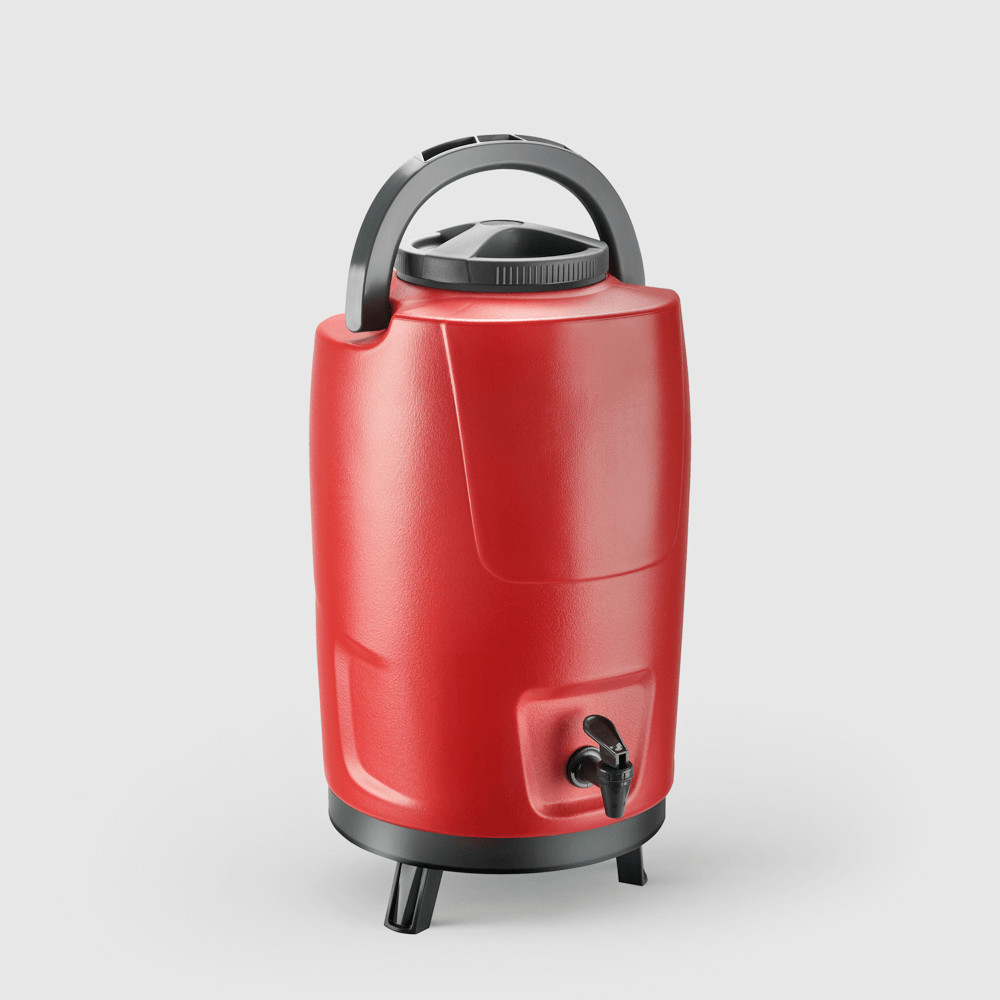 Botijão Térmico 12L Vermelho Velvet Invicta