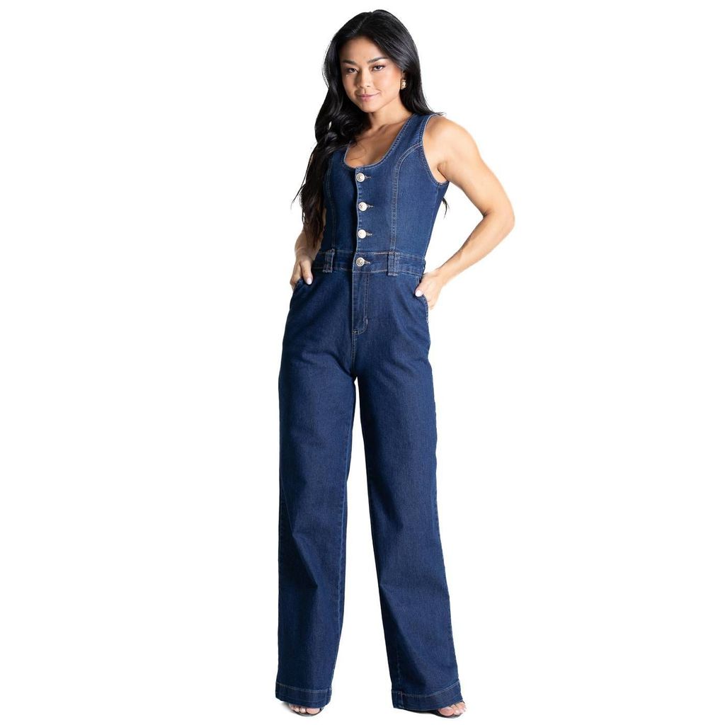 Macacão Jeans Sawary - 281284