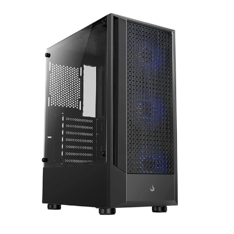 Gabinete Gamer Rise Mode Wave Mid Tower ATX ARGB 3 Fans USB 3.0 Lateral Vidro