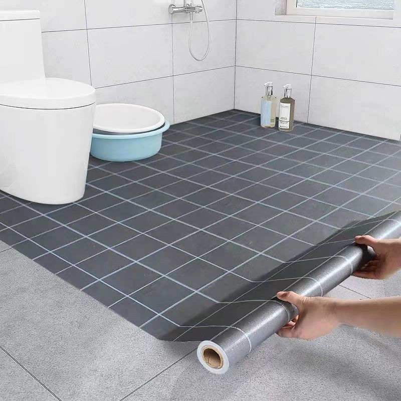 Adesivos de piso de cozinha autoadesivos para piso, à prova d'água, antiderrapante, adesivos para piso de banheiro, banh