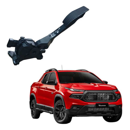 Pedal Acelerador Fiat Toro 2.0 2022 A 2025 Preto