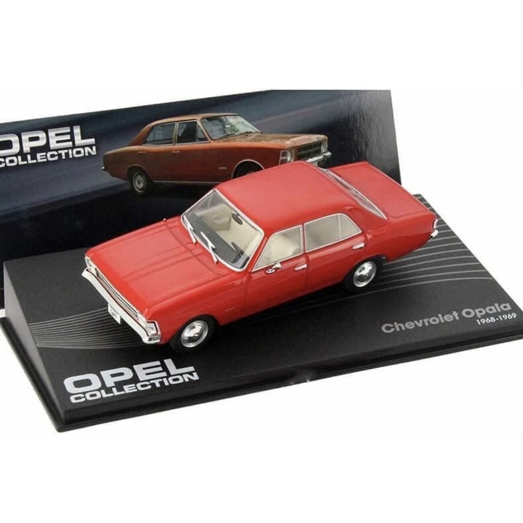 Miniatura Chevrolet Opala 2500 1:43 Ixo Opel Collection Vermelho