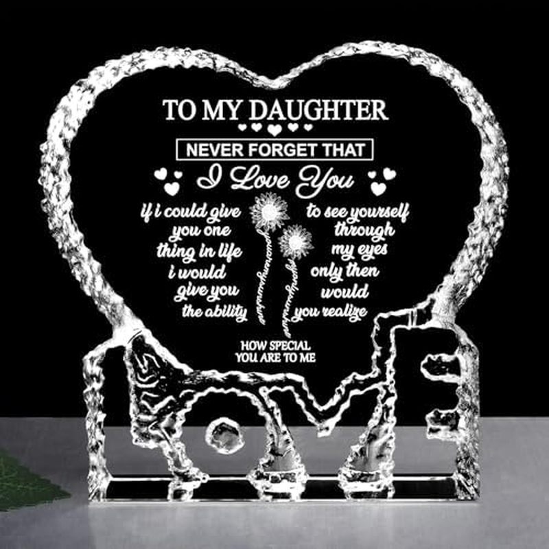 Zshwat Presentes De Aniversário Para O Dia De Natal A Mãe , Da Filha/Filho , Presente De Cristal Dos Namorados