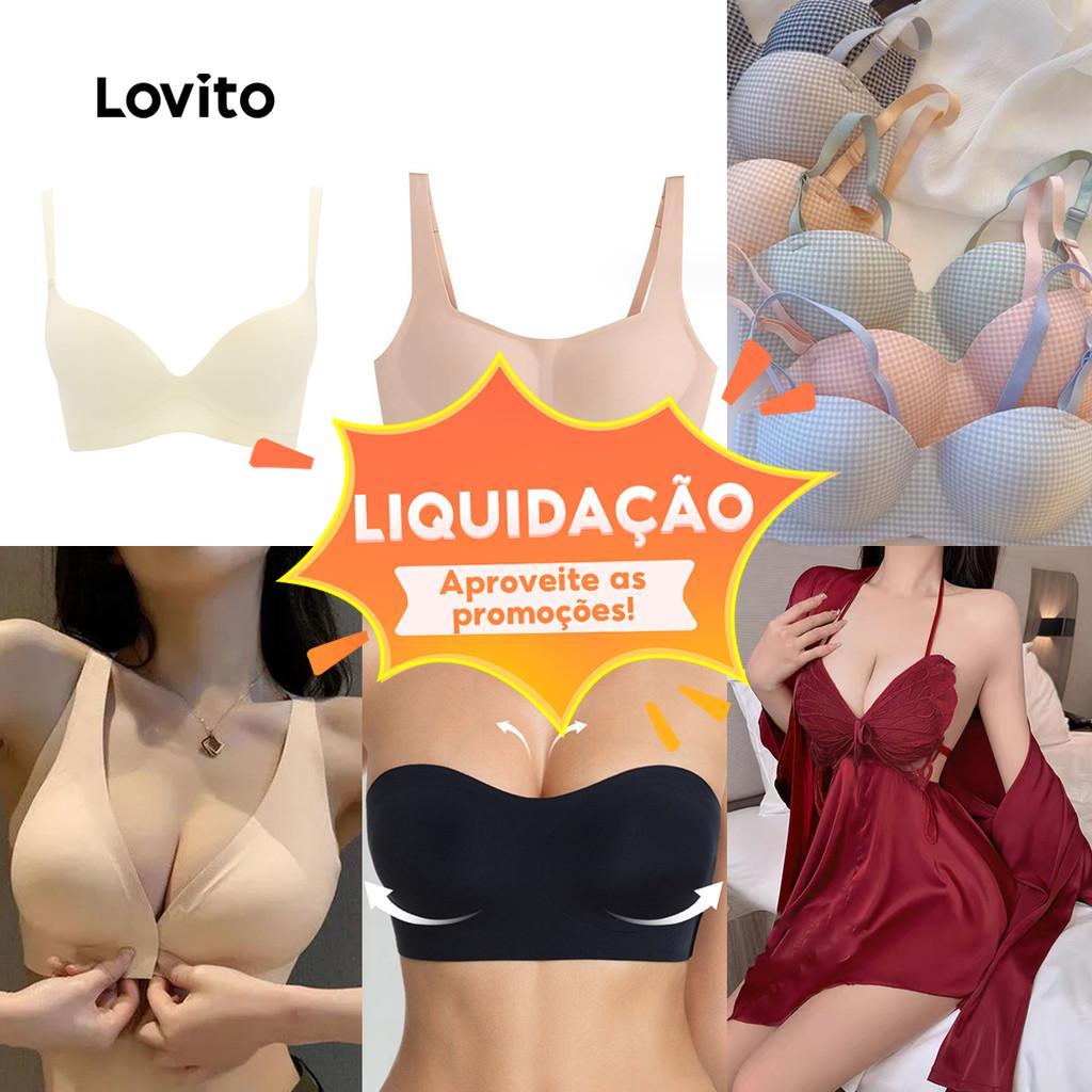 Lovito Special Casual Innerwear for Women (Size L&XL) em Oferta na Shopee