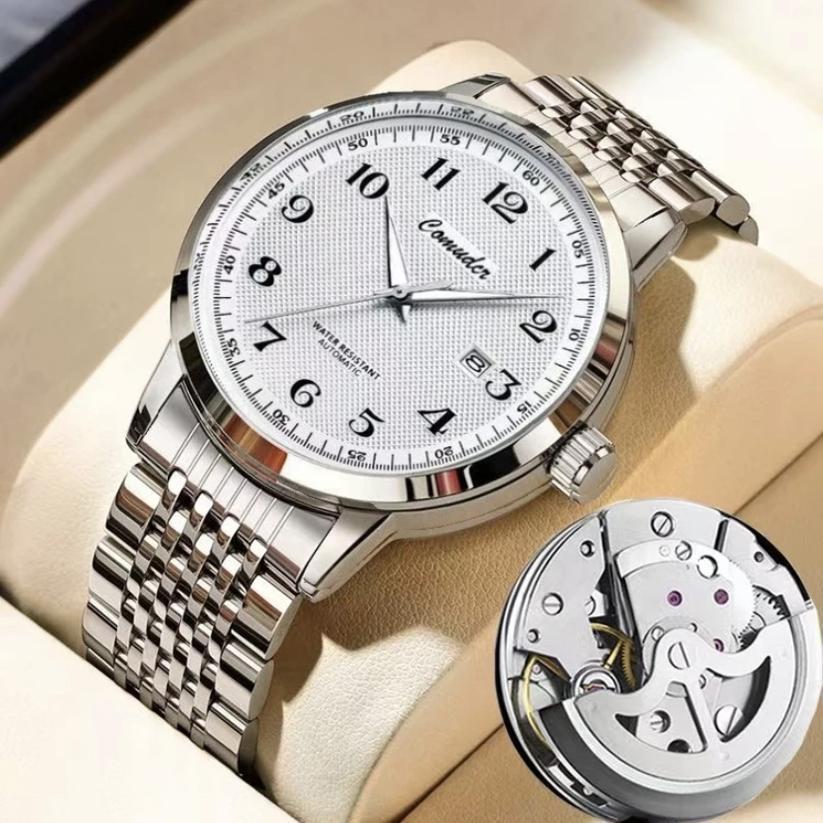 relogio masculino Genuíno autêntico relógio mecânico automático relógio masculino Digital oco relógio novo estilo moda s