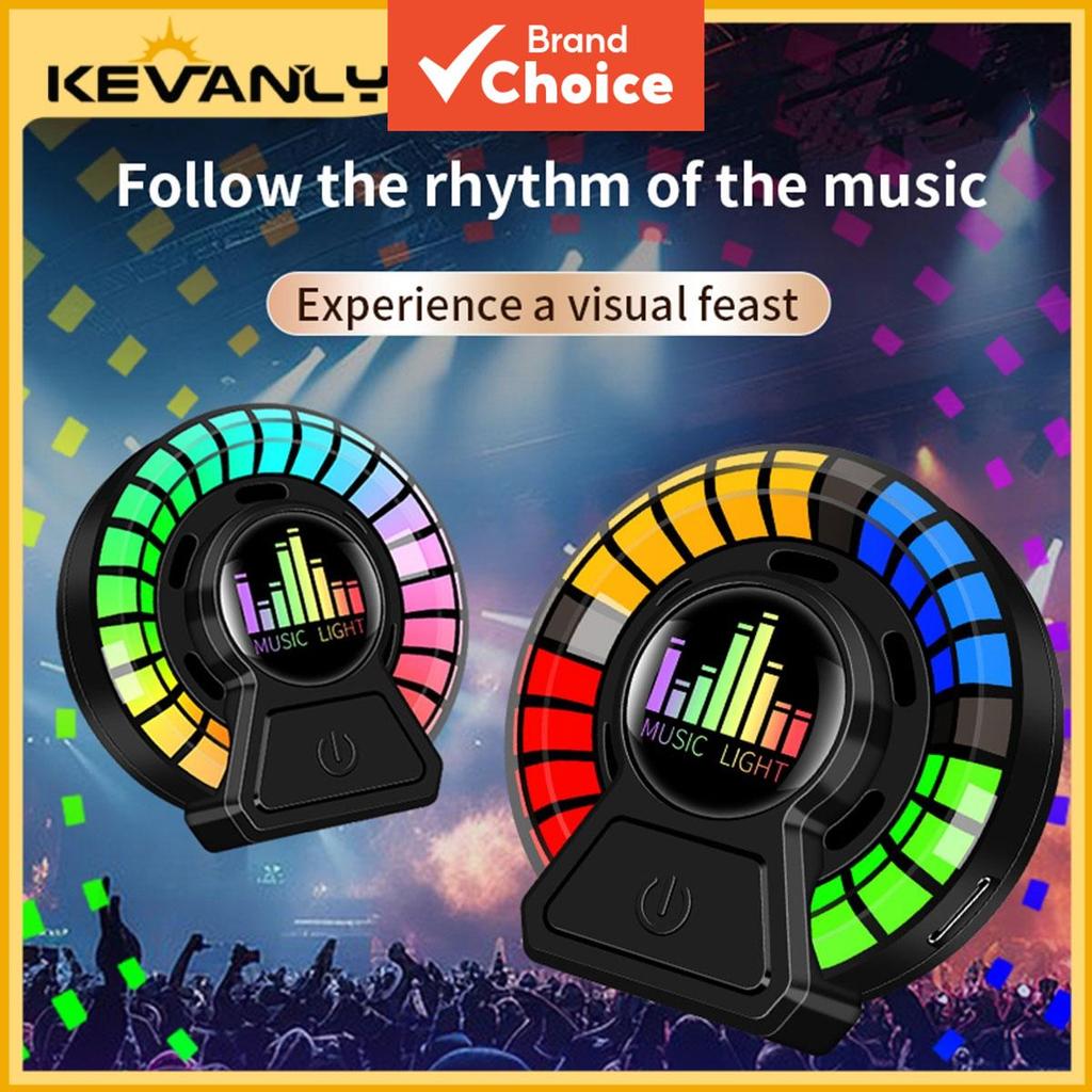 KEVANLY Carro Aromaterapia Música Ritmo Luz Universal RGB LED Controle De Voz Premium