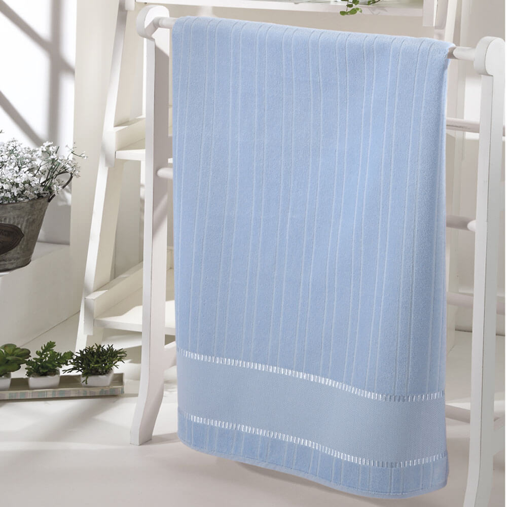 Toalha Banhão Aveludada Bella para Bordar 90cm x 1,50m - Dohler em Oferta na Shopee