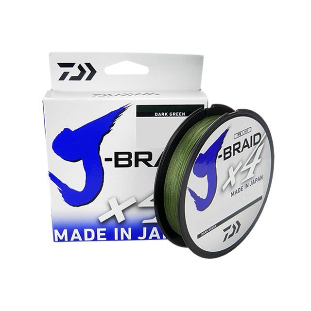 LINHA DAIWA J-BRAID X4 270M VERDE