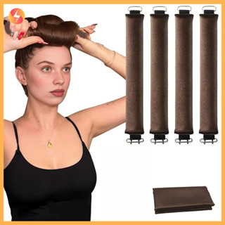 Encrespadores De Cabelo Sem Calor Durante A Noite Hastes De Sopro Macias De Veludo Rolos De Ondulação De Para Cabelos Lo em Oferta na Shopee