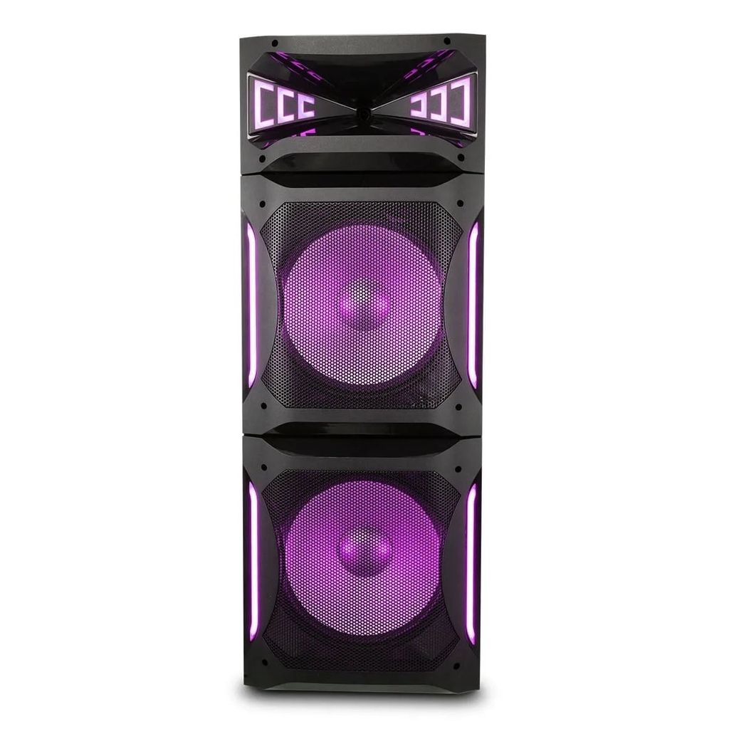 Torre de Som Caixa Amplificada Philco Extreme PCX30000 Ex Bass Flash Lights 2500W RMS Bivolt