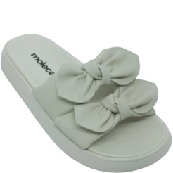 Chinelo Moleca Feminino Gáspea Napa com Laços