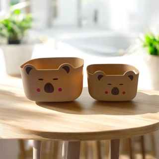 Porta Objetos Organizadores  Kit Capivara Urso Multiuso de Mesa Trecos Pincéis Lápis Doces em Oferta na Shopee