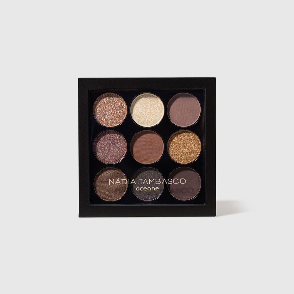 Paleta de Sombras Nádia Tambasco By Océane - To Go Basic 7,2g em Oferta na Shopee