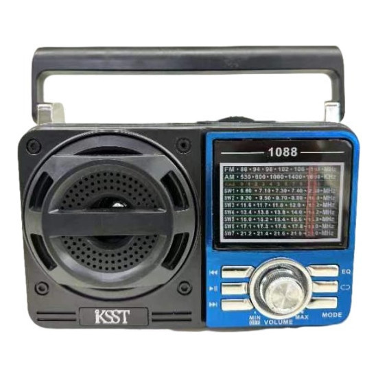 Rádio Vintage Bluetooth Recarregável Fm Portátil