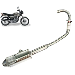 Escapamento Honda Titan 150 Esd 04/08 Mini Tri Fortuna