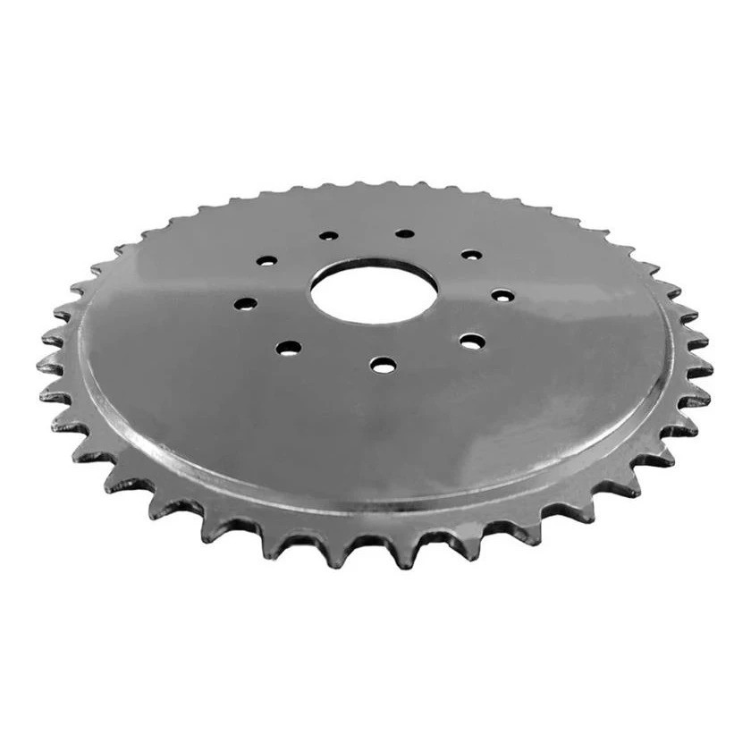 Coroa 44 Dentes Kit Motor Bicicleta Motorizada Original Prata fosca em Oferta na Shopee