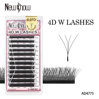 New Show Cílios W Original com Selo Fio W/ 4 D W LASHES/Extensão de Cilios Alongamento 4D W em Oferta na Shopee