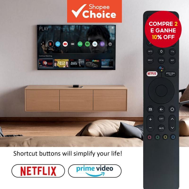XMRM-19 Controle Remoto De Voz Bluetooth Para Xiaomi MI P1 Q1 Android Smart TV L32M6-6AEU L43M6
