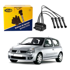 Bobina De Ignição Marelli Clio 1.0 16v Flex 2005 A 2012