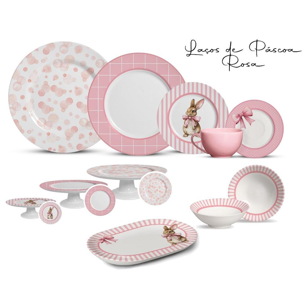 Coleção laços de páscoa - rosa em Oferta na Shopee