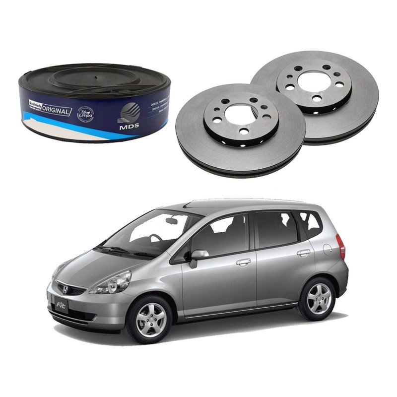 Disco Freio Dianteiro, Fit 1.4 2003 A 2008 em Oferta na Shopee