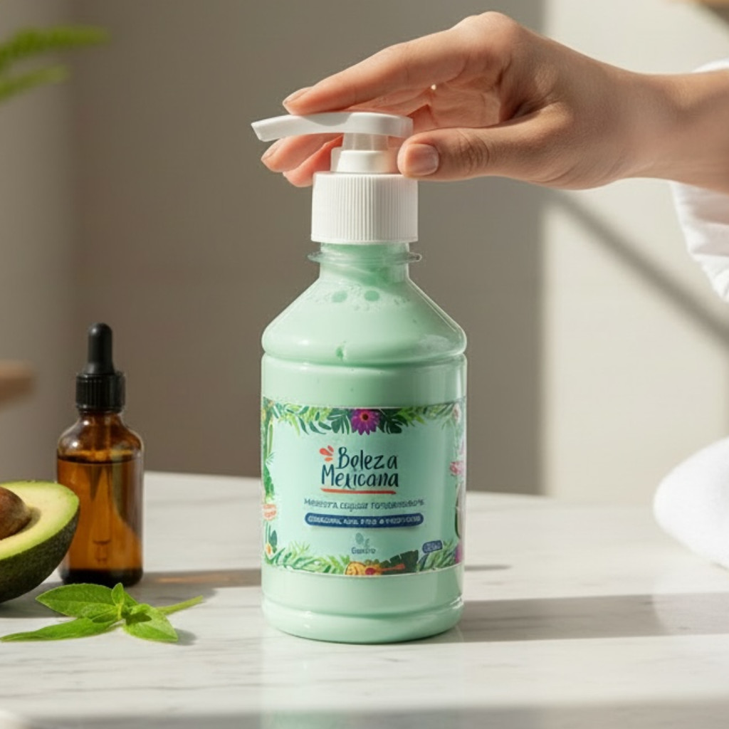 Máscara capilar fortalecedora | Beleza mexicana | Artesanal em Oferta na Shopee