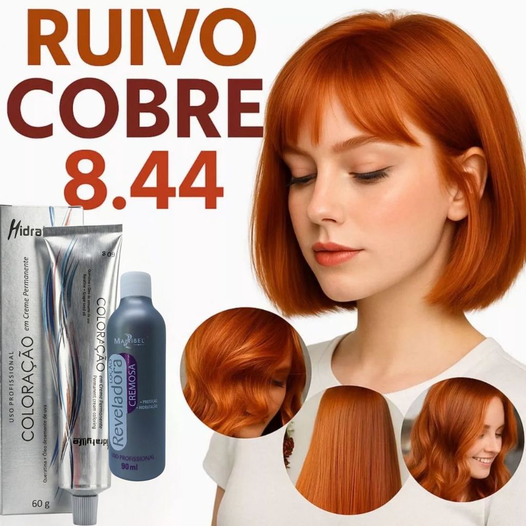 Ruivo Poderoso 8.44 + Água Oxigenada 30 Vol | Chega Rapidão | Arrase no Visual