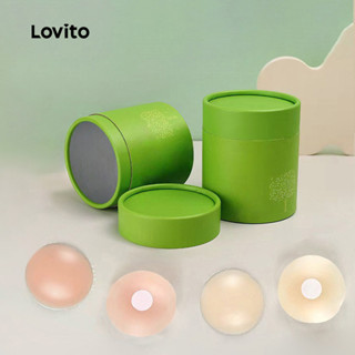 Lovito 6 Pares de Protetores de Mamilo Silicone Reutilizáveis, Sem Costura e Invisíveis, para Mulheres LNE113116 em Oferta na Shopee